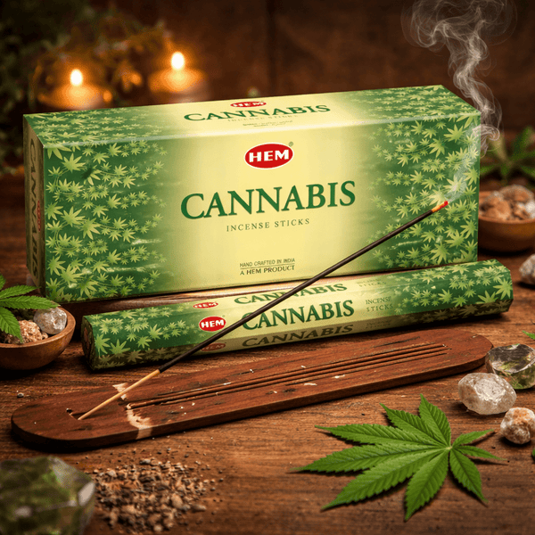 HEM Cannabis Incense Sticks – Box of 6 Tubes - Taaf Trade LLC