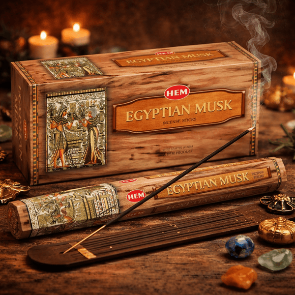 HEM Egyptian Musk Incense – Box of Six 20 Gram Tubes - Taaf Trade LLC