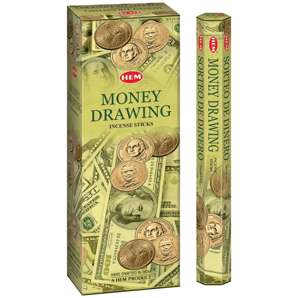 HEM Money Drawing Incense Sticks – 20 Sticks per Pack - Taaf Trade LLC