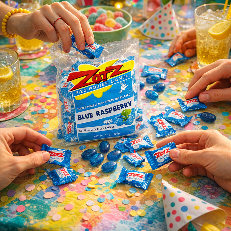 Raspberry Fizz Candy – Sweet & Sour Explosion - Taaf Trade LLC