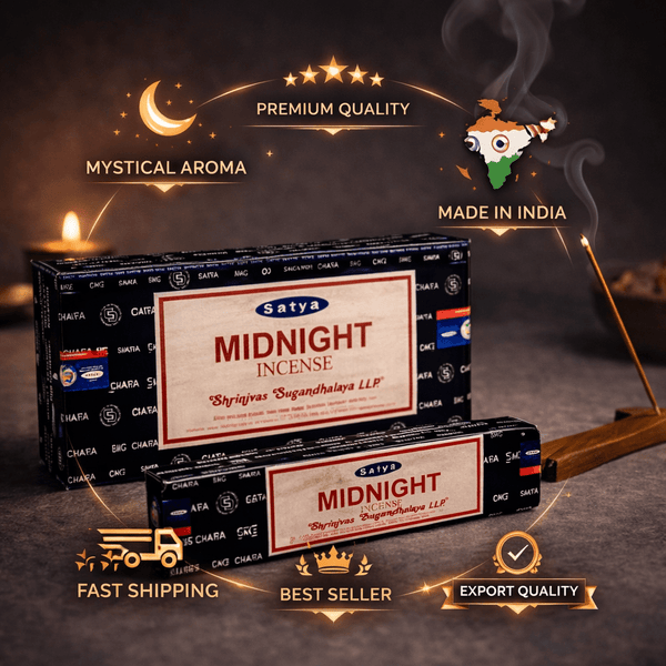 Satya Champa Midnight Incense Sticks – 15 g - Taaf Trade LLC