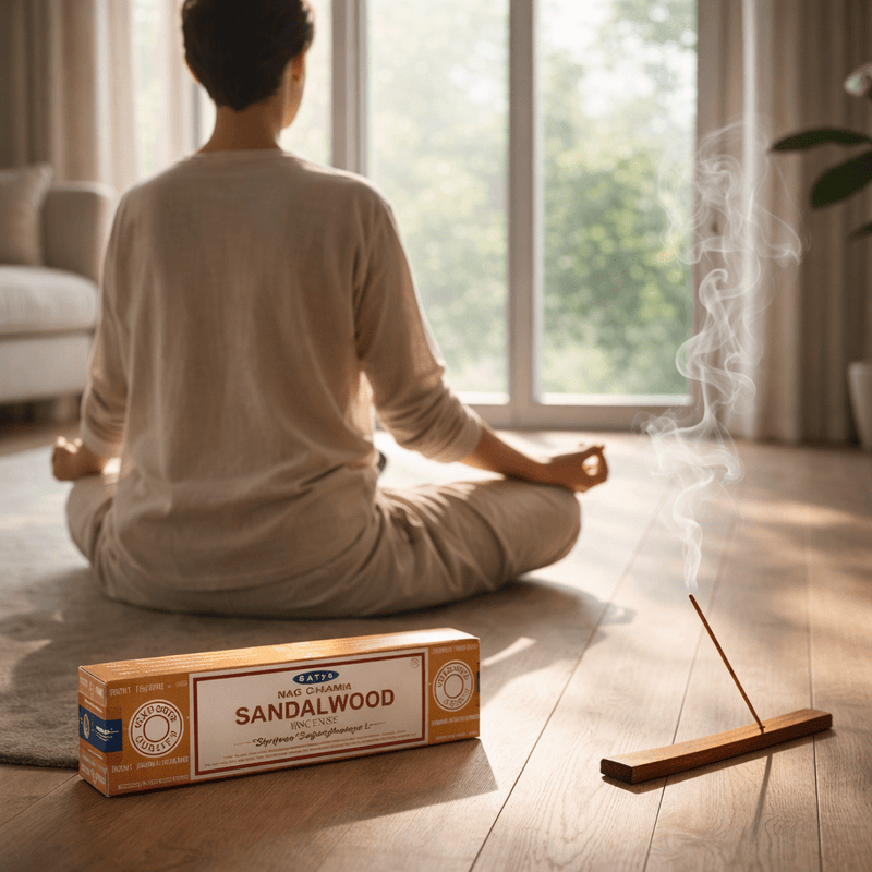 Satya Sandalwood Incense Sticks 12 - Box Value Pack - Taaf Trade LLC