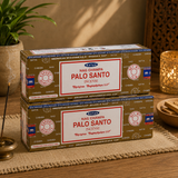 Satya Nag Champa Palo Santo Incense Sticks – 12 Packs - 180g Box