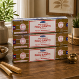 Satya Nag Champa Palo Santo Incense Sticks – 12 Packs - 180g Box