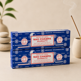 Satya Sai Baba Nag Champa Incense Sticks – 40g Blue Box