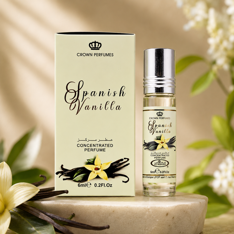 Al-Rehab Spanish Vanilla Perfume Oil – 50ml