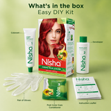 Nisha Crème Hair Color (Flame red)