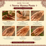 Neeta Henna Paste Reddish Brown – Pack of 12 Cones