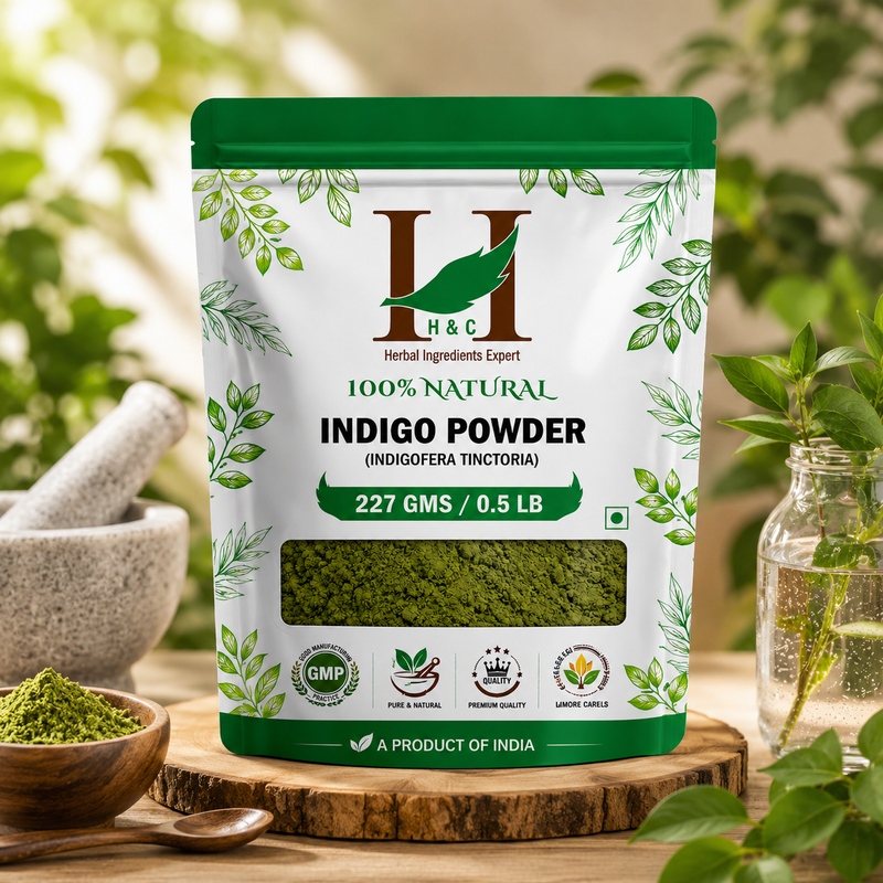 H&C Natural Indigo Powder – 227g Pack of 1