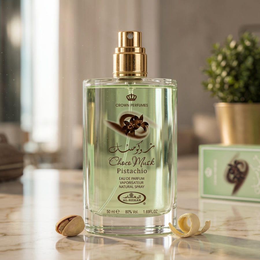 Al Rehab Choco Musk Pistachio Eau de Perfume – 50ml