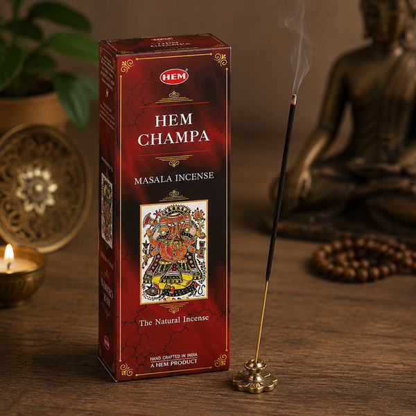 HEM Champa Masala Incense Sticks – Pack of 6