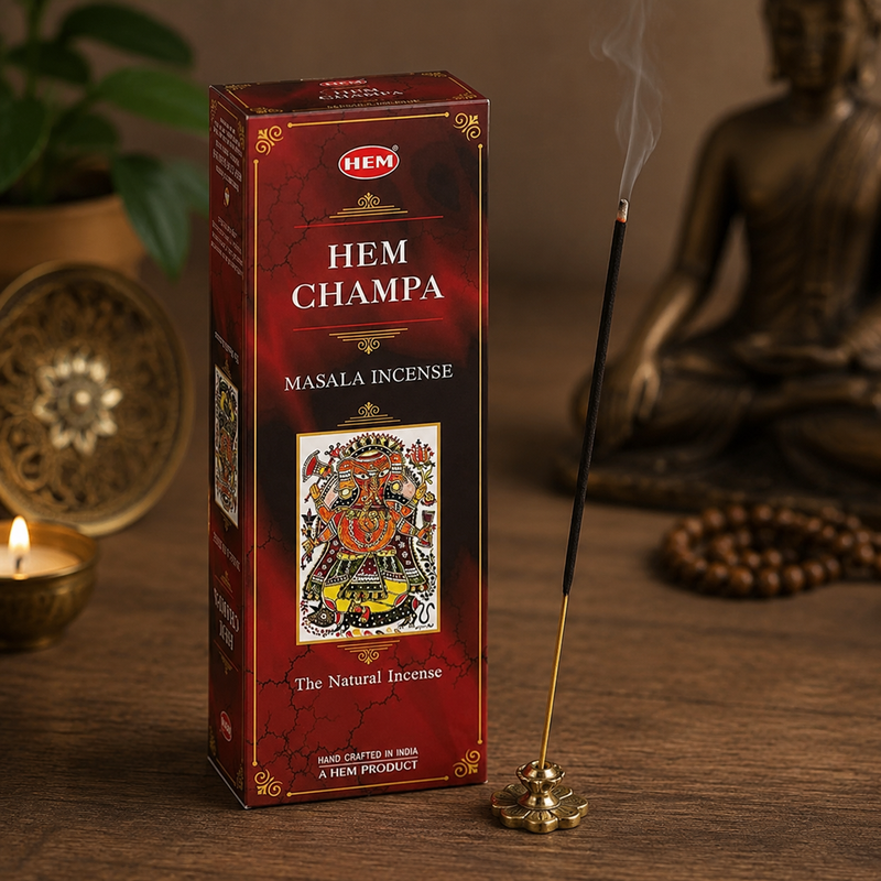 HEM Champa Masala Incense Sticks – Pack of 6