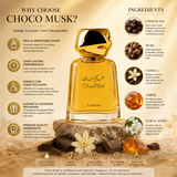 Al-Rehab Choco Musk Eau de Parfum Spray - 50ml