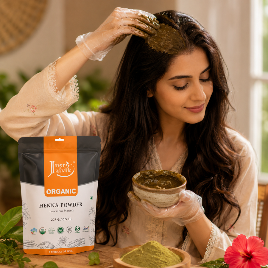 Jaivik henna powder 227g pack