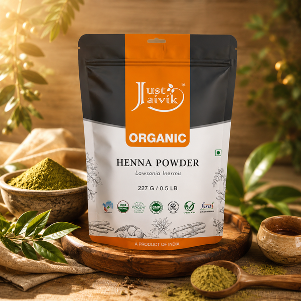 Jaivik henna powder 227g pack