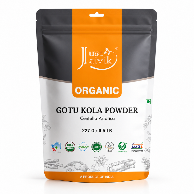Jaivik Gotu Kola Powder (Centella Asiatica) – 227g Pack of 1