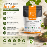 Jaivik Gotu Kola Powder (Centella Asiatica) – 227g Pack of 1