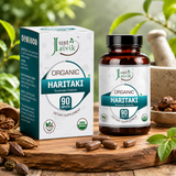 Jaivik Organic Haritaki (Terminalia Chebula) – 750mg (90 Tablets) Pack