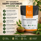 Jaivik Neem Leaves Powder (Azadirachta Indica) – 227g Pack of 1