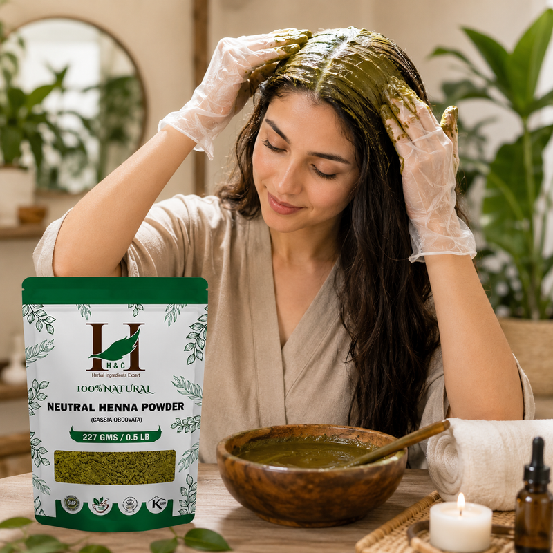 H&C Neutral Henna Powder – 227g Pack of 1