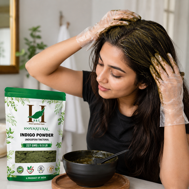 H&C Natural Indigo Powder – 227g Pack of 1