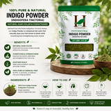 H&C Natural Indigo Powder – 227g Pack of 1