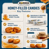 HONEES Honey & Ginger Honey-Filled Candies