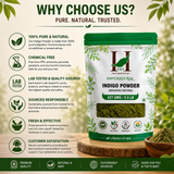 H&C Natural Indigo Powder – 227g Pack of 1