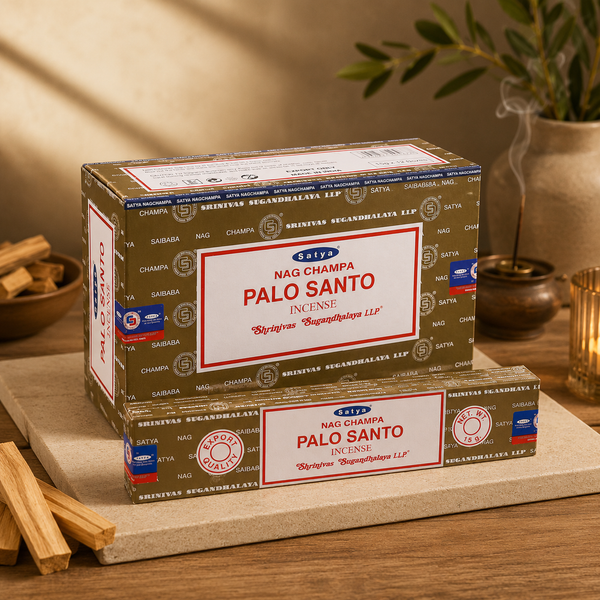 Satya Nag Champa Palo Santo incense sticks, 12 packs, 180g box