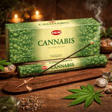 HEM Cannabis Incense Sticks – Box of 6 Tubes - Taaf Trade LLC
