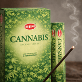 HEM Cannabis Incense Sticks – Box of 6 Tubes - Taaf Trade LLC