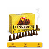 HEM Cinnamon Incense Cones – 12 Boxes of 10 Cones - Taaf Trade LLC