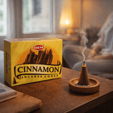 HEM Cinnamon Incense Cones – 12 Boxes of 10 Cones - Taaf Trade LLC