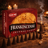 HEM Frankincense Incense Cones – 12 Packs - Taaf Trade LLC