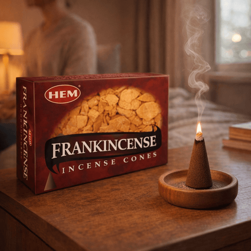 HEM Frankincense Incense Cones – 12 Packs - Taaf Trade LLC