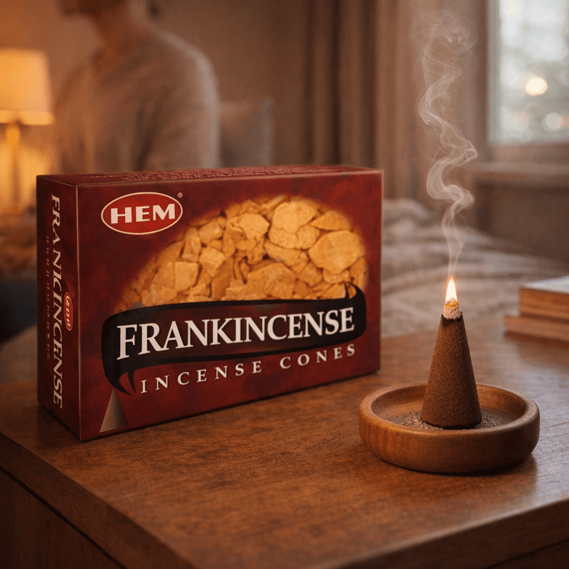 HEM Frankincense Incense Cones – 12 Packs - Taaf Trade LLC