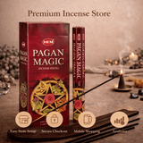 HEM Pagan Magic Incense Sticks – Box of Six 20‑Stick Tubes - Taaf Trade LLC