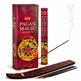 HEM Pagan Magic Incense Sticks – Box of Six 20‑Stick Tubes - Taaf Trade LLC