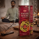 HEM Pagan Magic Incense Sticks – Box of Six 20‑Stick Tubes - Taaf Trade LLC