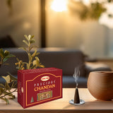 HEM Precious Chandan Incense Cones – Pack of 12 Boxes - Taaf Trade LLC