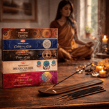 HEM Tantra Incense Sticks – Variety Pack (6 Packs × ~15 g) - Taaf Trade LLC