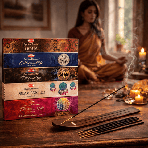 HEM Tantra incense sticks variety pack, 6 packs