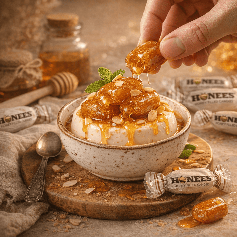 Honey - Filled Herbal Caramels – Individually Wrapped - Taaf Trade LLC