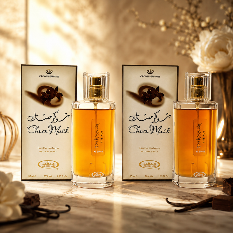 Al-Rehab Choco Musk Eau de Spray Perfume - 2 Pack