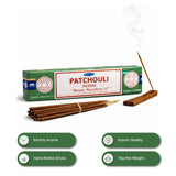 Satya Champa Patchouli Incense Sticks – 15 g - Taaf Trade LLC