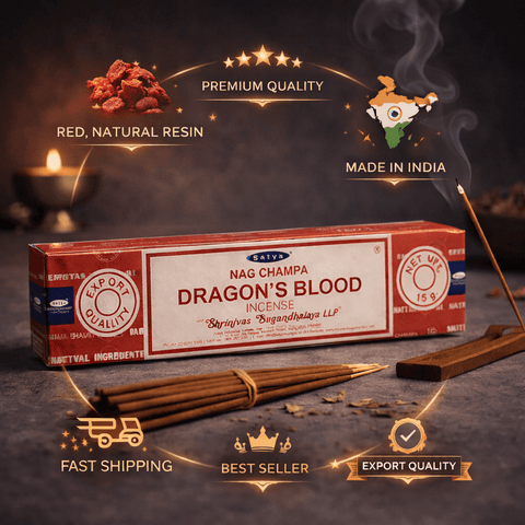 Satya Dragon Blood incense sticks, 15g packs
