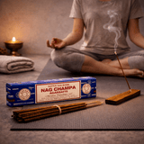 Satya Sai Baba Nag Champa Agarbathi 15Gm X 12 packs - Taaf Trade LLC