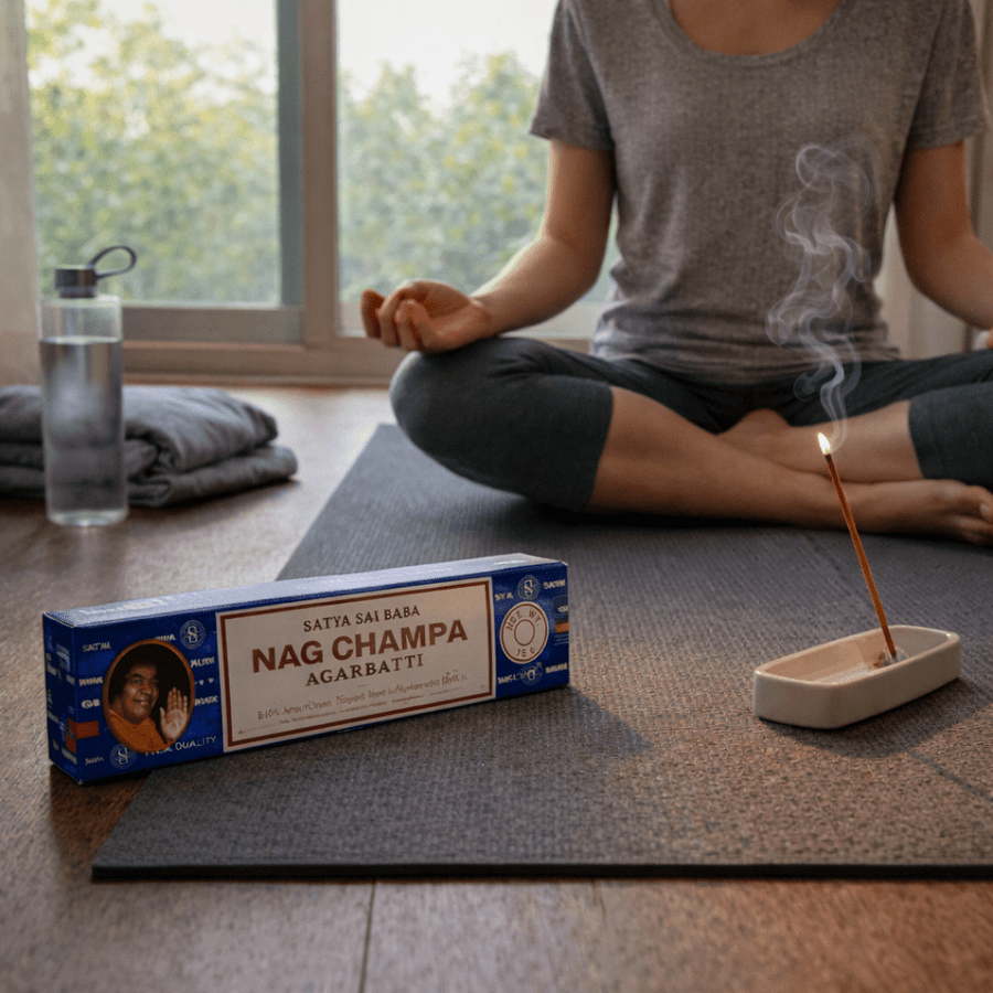 Satya Sai Baba Nag Champa incense sticks, 250g box