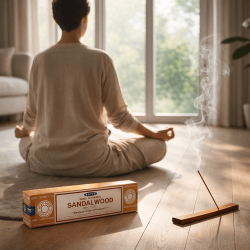 Satya Sandalwood Incense Sticks 12 - Box Value Pack - Taaf Trade LLC