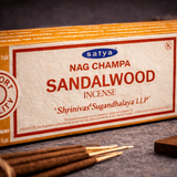 Satya Sandalwood Incense Sticks 12 - Box Value Pack - Taaf Trade LLC